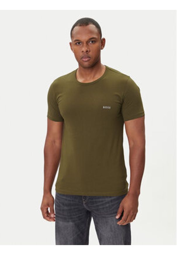 BOSS Komplet t-shirtów 50532470 Kolorowy Regular Fit. Materiał: bawełna. Wzór: kolorowy