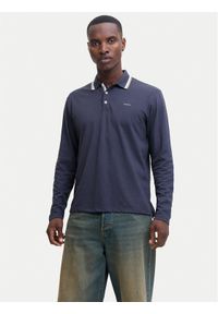 Jack & Jones Polo Blualves 12287520 Niebieski Regular Fit. Typ kołnierza: polo. Kolor: niebieski. Materiał: bawełna #1