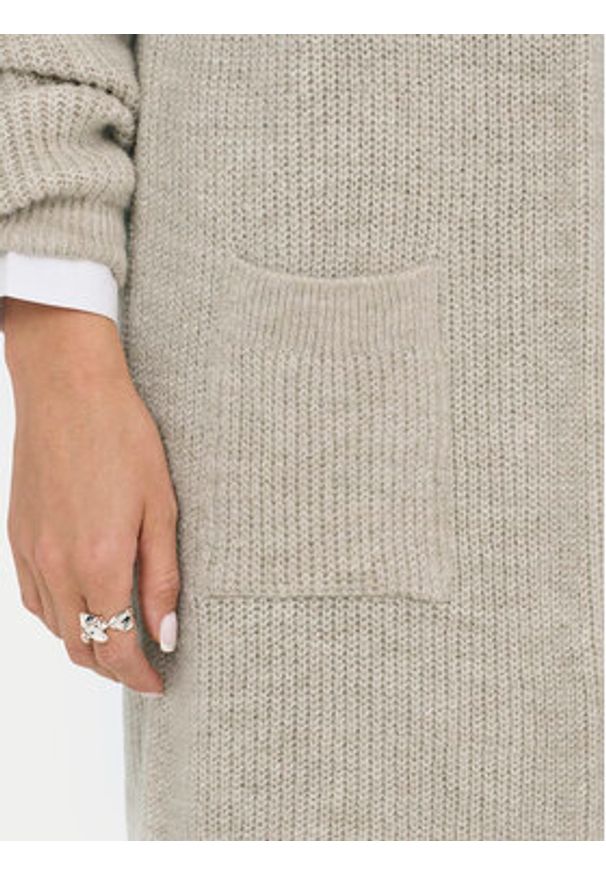 only - ONLY Kardigan Jade 15179815 Beżowy Regular Fit. Kolor: beżowy. Materiał: syntetyk