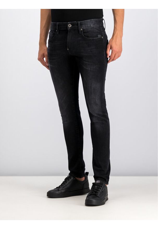 G-Star RAW - G-Star Raw Jeansy 51010-A634-A592 Czarny Slim Fit. Kolor: czarny