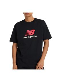 Koszulka męska New Balance MT51500BK - czarna. Kolor: czarny. Materiał: bawełna. Długość rękawa: krótki rękaw. Długość: krótkie #1