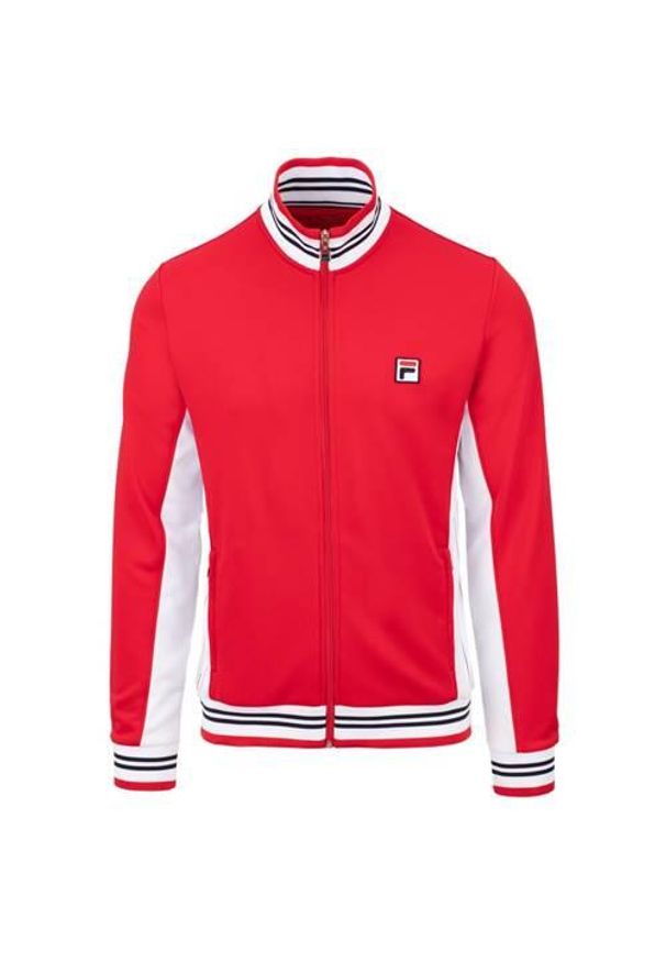 Bluza treningowa męska Fila Björn. Kolor: czerwony