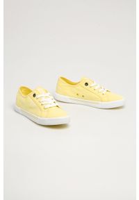 Big-Star - Big Star - Tenisówki. Nosek buta: okrągły. Zapięcie: sznurówki. Kolor: żółty. Materiał: guma #3