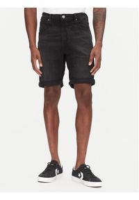 Lee Szorty jeansowe 5 Pocket 112363930 Czarny Regular Fit. Kolor: czarny. Materiał: bawełna #1