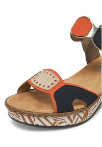 Rieker Sandały CEO-63876-90 Kolorowy. Materiał: syntetyk. Wzór: kolorowy #7