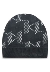 Karl Lagerfeld - KARL LAGERFELD Czapka 226M3419 Czarny. Kolor: czarny. Materiał: poliamid, materiał