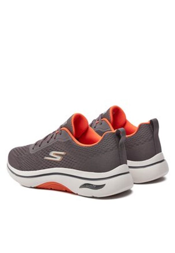 skechers - Skechers Sneakersy Go Walk Arch Fit 2.0-Idyllic 2 216516/CCOR Szary. Kolor: szary. Materiał: mesh, materiał