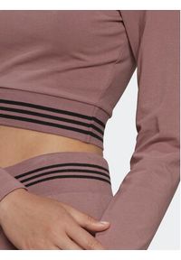 Adidas - adidas Bluzka HM1539 Różowy Regular Fit. Kolor: fioletowy. Materiał: bawełna #7