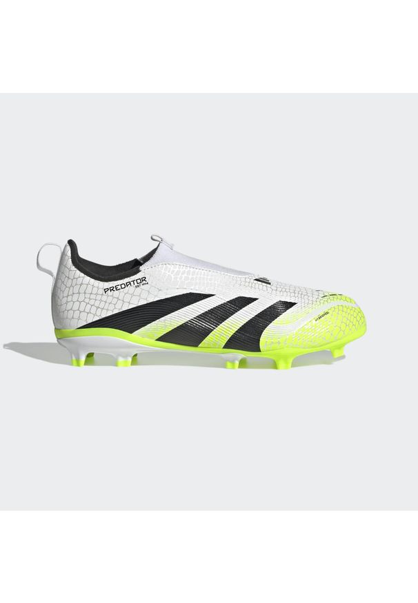 Adidas - Buty piłkarskie dla dzieci ADIDAS Predator League Laceless FG/MG. Szerokość cholewki: normalna. Sport: piłka nożna