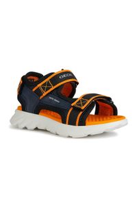 Sandały Geox J Sandal Airadyum B. Kolor: pomarańczowy, wielokolorowy, niebieski, żółty. Materiał: tkanina, syntetyk