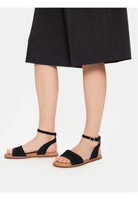 Clarks Sandały Maritime May 26176290 Czarny. Kolor: czarny. Materiał: skóra, zamsz #6