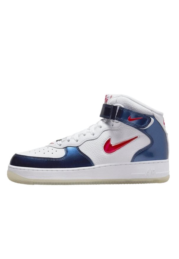 Nike - Buty do chodzenia dla dorosłych Air Force 1 Mid QS Independence Day. Kolor: niebieski. Model: Nike Air Force. Sport: turystyka piesza