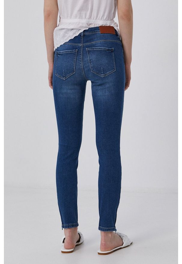 Noisy may - Noisy May Jeansy damskie medium waist. Kolor: niebieski