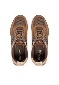 Replay - REPLAY Sneakersy GMS1P .000.C0072L Brązowy. Kolor: brązowy. Materiał: zamsz, skóra #6