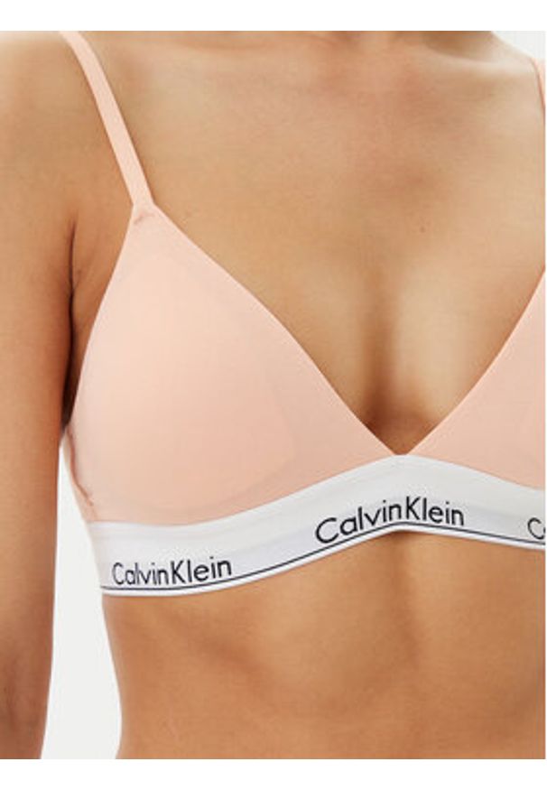Calvin Klein Underwear Biustonosz braletka 000QF5650E Pomarańczowy. Kolor: pomarańczowy. Materiał: bawełna