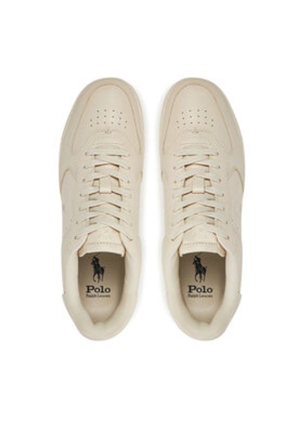Polo Ralph Lauren Sneakersy Masters Court 809971279001 Beżowy. Kolor: beżowy. Materiał: skóra