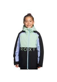 Kurtka narciarska dla dzieci Roxy Snowmist membrana 10K/15K. Kolor: zielony. Materiał: poliester. Sezon: zima. Sport: narciarstwo #1