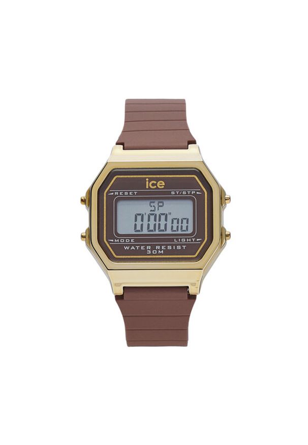 Ice Watch - Ice-Watch Zegarek Digit Retro 22065 Brązowy. Kolor: brązowy. Styl: retro