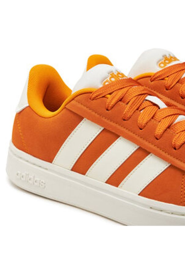 Adidas - adidas Sneakersy Grand Court Alpha 00S IH3844 Pomarańczowy. Kolor: pomarańczowy. Materiał: zamsz, skóra