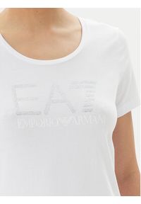 EA7 Emporio Armani T-Shirt 7W000094 AF10373 U0002 Biały Slim Fit. Kolor: biały. Materiał: bawełna #3