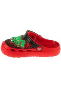 skechers - Klapki na basen chłopięce, Foamies: Swifters - T-Rex-Brights. Kolor: czerwony. Sport: pływanie