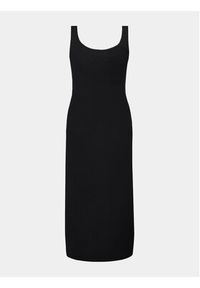 Gina Tricot Sukienka dzianinowa 19485 Czarny Slim Fit. Kolor: czarny. Materiał: syntetyk #3