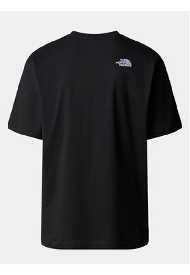 The North Face T-Shirt Simple Dome NF0A87NR Czarny Oversize. Kolor: czarny. Materiał: bawełna