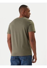 Calvin Klein T-Shirt Micro Logo LV04LC255G Zielony Regular Fit. Kolor: zielony. Materiał: bawełna #3