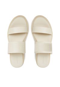 Calvin Klein Espadryle Flatform Wedge Slide - He HW0HW02374 Écru. Materiał: skóra #5