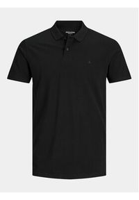 Jack & Jones - Jack&Jones Polo Basic 12136516 Czarny Slim Fit. Typ kołnierza: polo. Kolor: czarny. Materiał: bawełna #6