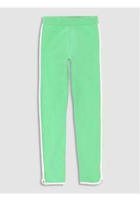 COCCODRILLO - Coccodrillo Legginsy WC3121101EVG Zielony Regular Fit. Kolor: zielony. Materiał: bawełna