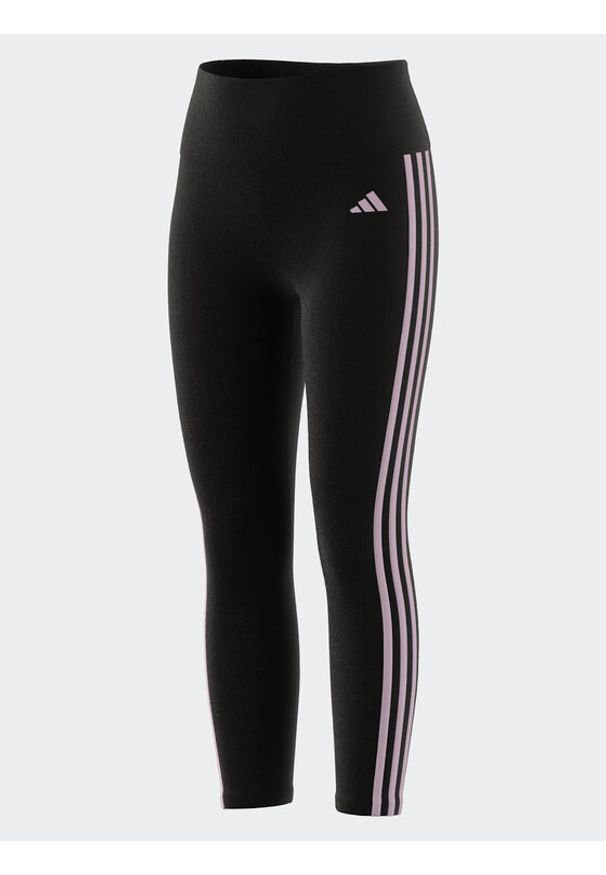 Adidas - adidas Legginsy Train Essentials AEROREADY 3-Stripes High-Waisted Training Leggings IJ9574 Czarny. Kolor: czarny. Materiał: syntetyk