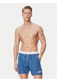 BOSS Szorty kąpielowe Starfish 50514429 Niebieski Regular Fit. Kolor: niebieski. Materiał: syntetyk #2