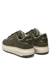 Karl Lagerfeld - KARL LAGERFELD Sneakersy KL57545 Brązowy. Kolor: brązowy. Materiał: skóra #5