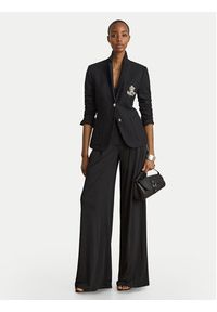 Lauren Ralph Lauren - LAUREN RALPH LAUREN Spodnie materiałowe Chabrell 200980217001 Czarny Wide Leg. Kolor: czarny. Materiał: syntetyk #5
