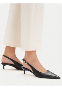 Gino Rossi - GINO ROSSI Czółenka EO-LT765-91 Czarny. Kolor: czarny. Materiał: skóra #9