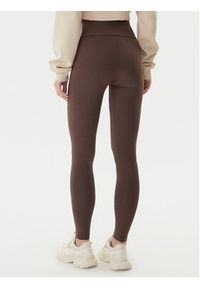EA7 Emporio Armani Legginsy 7W000426 AF12484 U6063 Brązowy Slim Fit. Kolor: brązowy. Materiał: bawełna #3