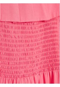 Guess Sukienka letnia J3GK36 WFBN0 Różowy Regular Fit. Kolor: różowy. Materiał: lyocell. Sezon: lato