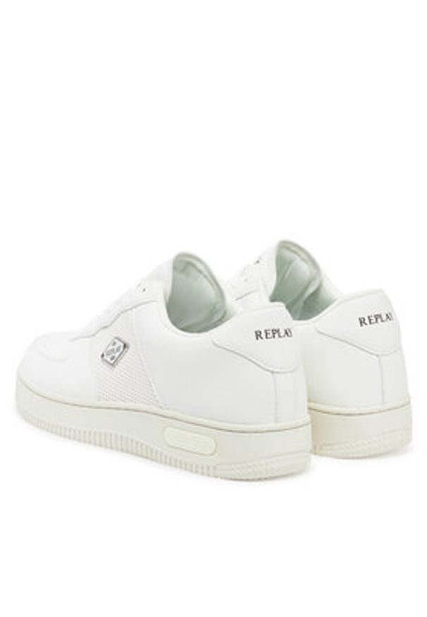 Replay - REPLAY Sneakersy GMZ3G .000.C0059S Biały. Kolor: biały. Materiał: skóra