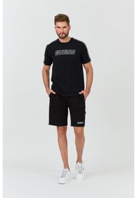 Guess - GUESS Czarny męski t-shirt Arlo Cn, Rozmiar S. Kolor: czarny #5