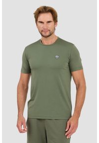 EA7 Emporio Armani - EA7 Zielony męski t-shirt, Rozmiar L. Kolor: zielony #1
