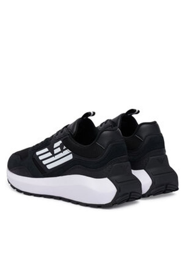 EA7 Emporio Armani Sneakersy 7X000657 AF23110 MC001 Czarny. Kolor: czarny. Materiał: materiał