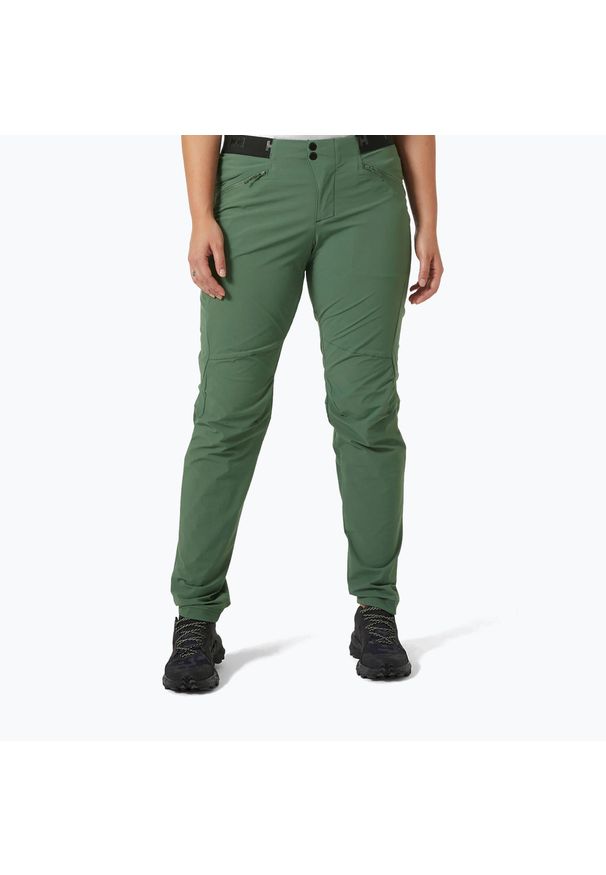 Spodnie softshell damskie Helly Hansen Rask Light Softshell. Kolor: zielony. Materiał: softshell. Sezon: zima. Sport: narciarstwo