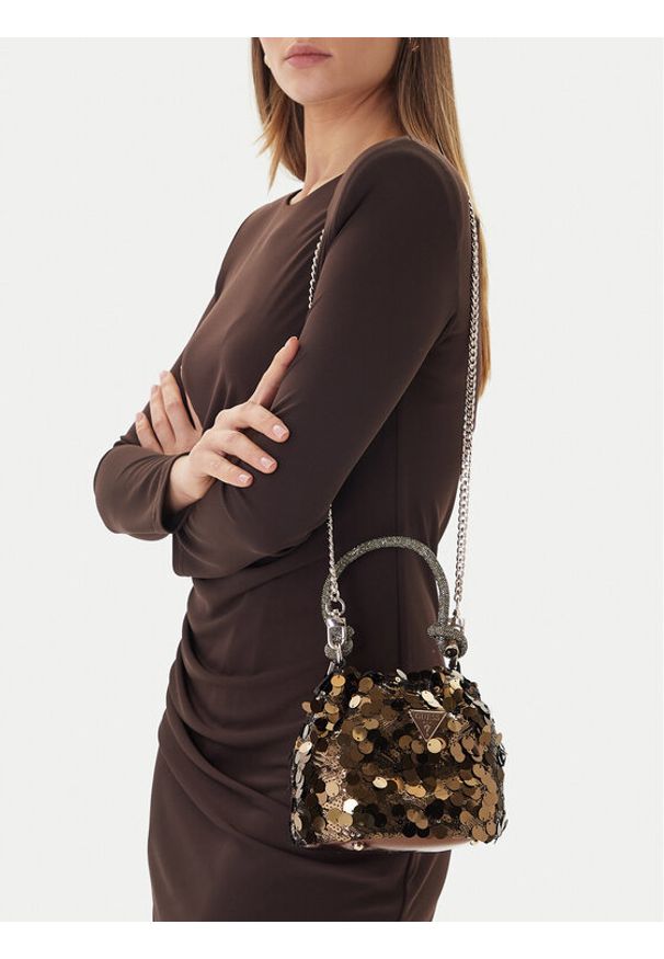 Guess Torebka HWEG95 38750 Brązowy. Kolor: brązowy