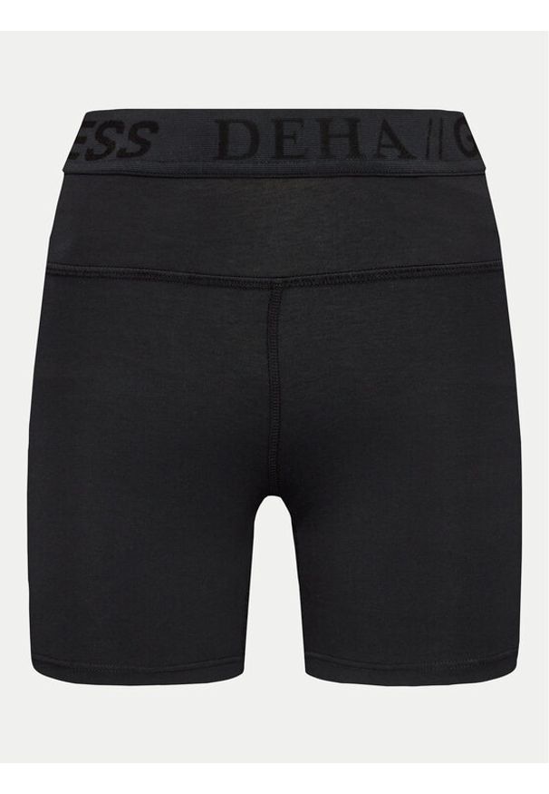 Deha Szorty sportowe A00115 Czarny Skinny Fit. Kolor: czarny. Materiał: bawełna