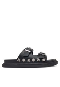 Just Cavalli Klapki 80QA3S92 ZPB91 Czarny. Kolor: czarny. Materiał: skóra #1