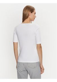 Calvin Klein T-Shirt K20K208050 Biały Slim Fit. Kolor: biały. Materiał: bawełna