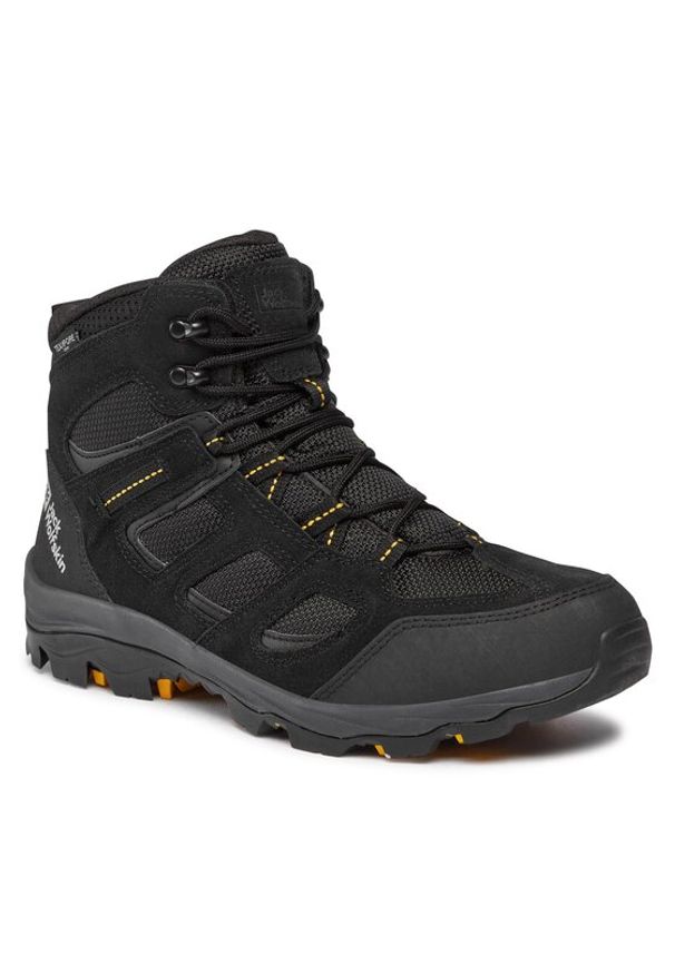 Jack Wolfskin Trekkingi Vojo 3 Texapore Mid M 4042462 Czarny. Kolor: czarny. Materiał: zamsz, skóra. Sport: turystyka piesza