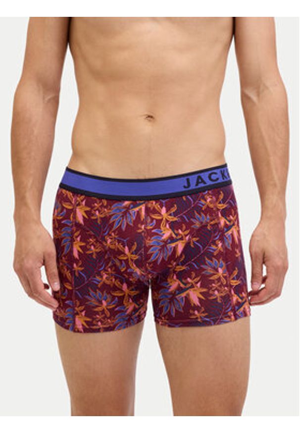 Jack & Jones Komplet bokserek Landon 12283396 Kolorowy. Materiał: bawełna. Wzór: kolorowy