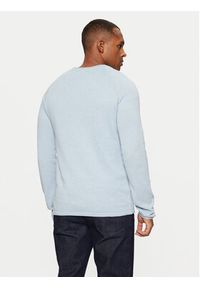 Jack & Jones - Jack&Jones Sweter 12157321 Błękitny Regular Fit. Kolor: niebieski. Materiał: bawełna #3